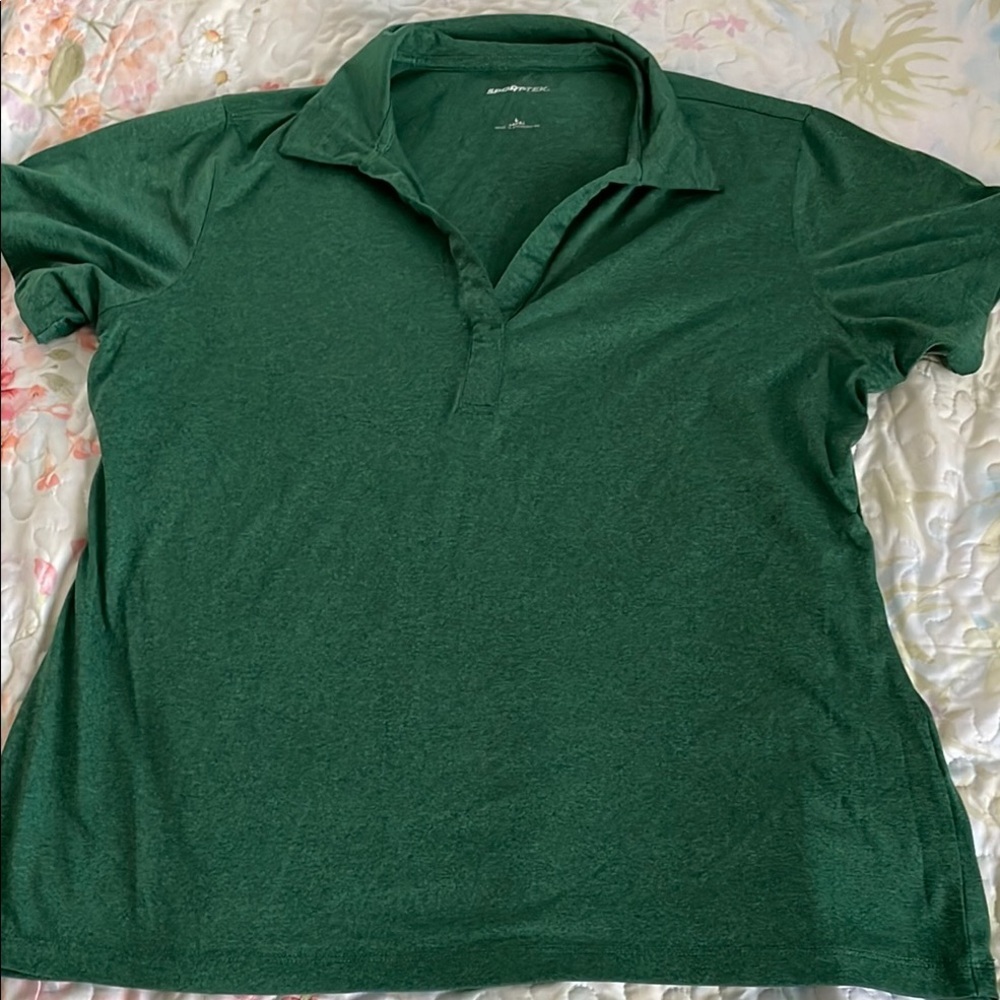 Sport-Tek Green Ladies Polo Shirt